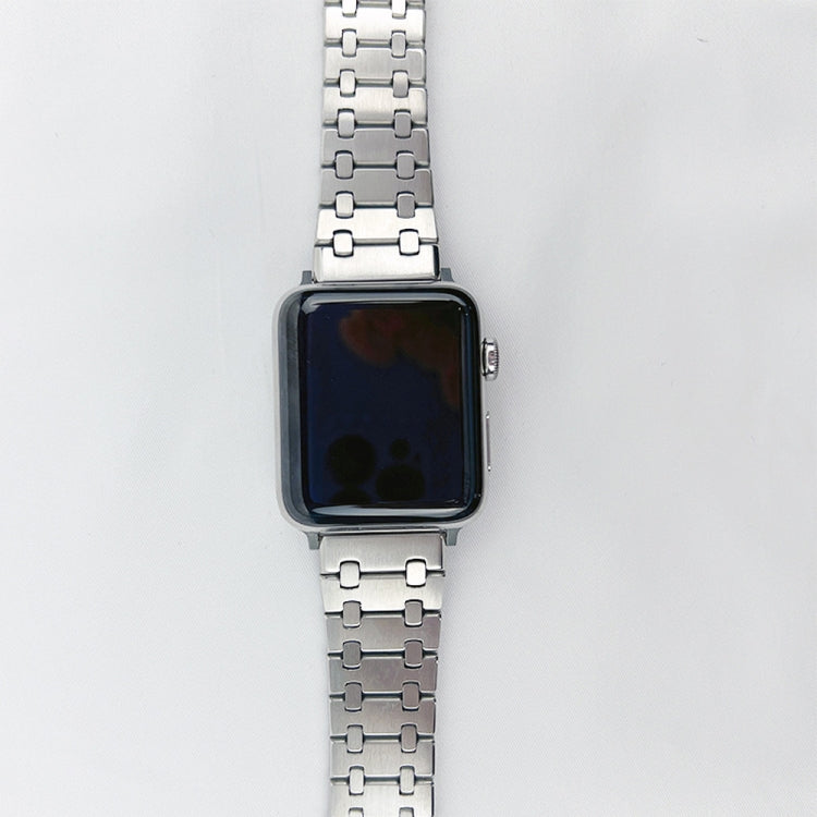 Oak Three Strains Metal Watchband For Apple Watch Series, 7 41mm / 6&SE&5&4 40mm / 3&2&1 38mm, 7 45mm / 6&SE&5&4 44mm / 3&2&1 42mm