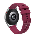 Pockmarked Tonal Buckle Silicone Watch Strap for Huawei Watch / Samsung Galaxy Watch, 20mm, 22mm