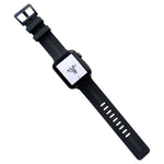 Thread Silicone Watchband For Apple Watch Series, 7 41mm / 6&SE&5&4 40mm / 3&2&1 38mm, 7 45mm / 6&SE&5&4 44mm / 3&2&1 42mm