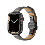 Slimming Butterfly Buckle Watchband For Apple Watch Series, 7 41mm / 6&SE&5&4 40mm / 3&2&1 38mm