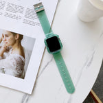 Sports Watchband For Apple Watch Series, 7 41mm / 6&SE&5&4 40mm / 3&2&1 38mm, 7 45mm / 6&SE&5&4 44mm / 3&2&1 42mm