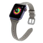 Genuine Leather Watch Band For Apple Watch Series, 7 41mm / 6&SE&5&4 40mm / 3&2&1 38mm, 7 45mm / 6&SE&5&4 44mm / 3&2&1 42mm