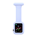 Silicone Nurse Brooch Watch Band Case For Apple Watch Series, 7 41mm / 6&SE&5&4 40mm / 3&2&1 38mm, 7 45mm / 6&SE&5&4 44mm / 3&2&1 42mm