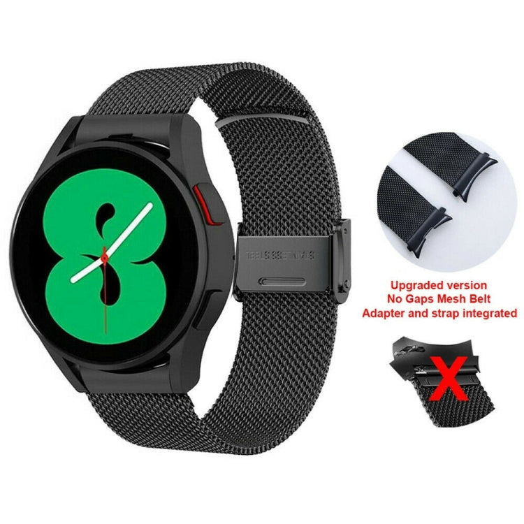 Edelstahl-Armband mit Milanaise-Schließe, für Samsung Galaxy Watch4 40 mm / 44 mm
