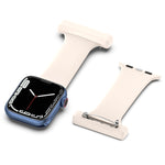Silicone Nurse Watch Band For Apple Watch Series, 7 41mm / 6&SE&5&4 40mm / 3&2&1 38mm, 7 45mm / 6&SE&5&4 44mm / 3&2&1 42mm