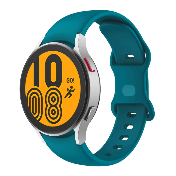 Butterfly Buckle Silicone Watch Band, For Samsung Galaxy Watch4 Classic 42mm / Watch4 40mm, For Samsung Galaxy Watch4 Classic 46mm / Watch4 44mm, For Samsung  Galaxy Watch4 Classic 46mm / Watch4 44mm, For Samsun Galaxy Watch4 Classic 46mm / Watch4 44mm