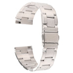 22mm Three-bead Steel Watch Band
