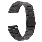 22mm Three-bead Steel Watch Band