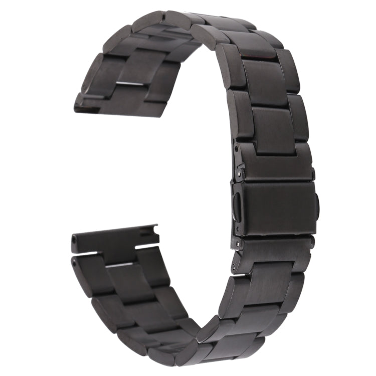 22mm Three-bead Steel Watch Band