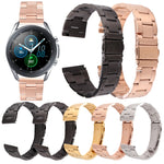 22mm Three-bead Steel Watch Band