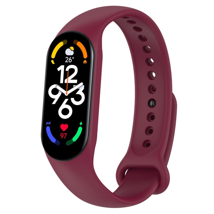 Official Silicone Watch Band, For Xiaomi Mi Band 7 / 7NFC / 6 / 6 NFC / 5 / 5 NFC / Amazfit Band 5