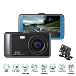 Anytek A60 Car 4 inch IPS Screen HD 1080P 170 Degree Wide Angle Dual Camera ADAS Driving Recorder, A60