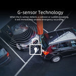 Anytek A60 Car 4 inch IPS Screen HD 1080P 170 Degree Wide Angle Dual Camera ADAS Driving Recorder, A60