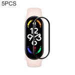 For Xiaomi Mi Band 7 / 7 NFC 3D Composite Hot Bending Screen Film Protector, 1 PC, 5 PCS