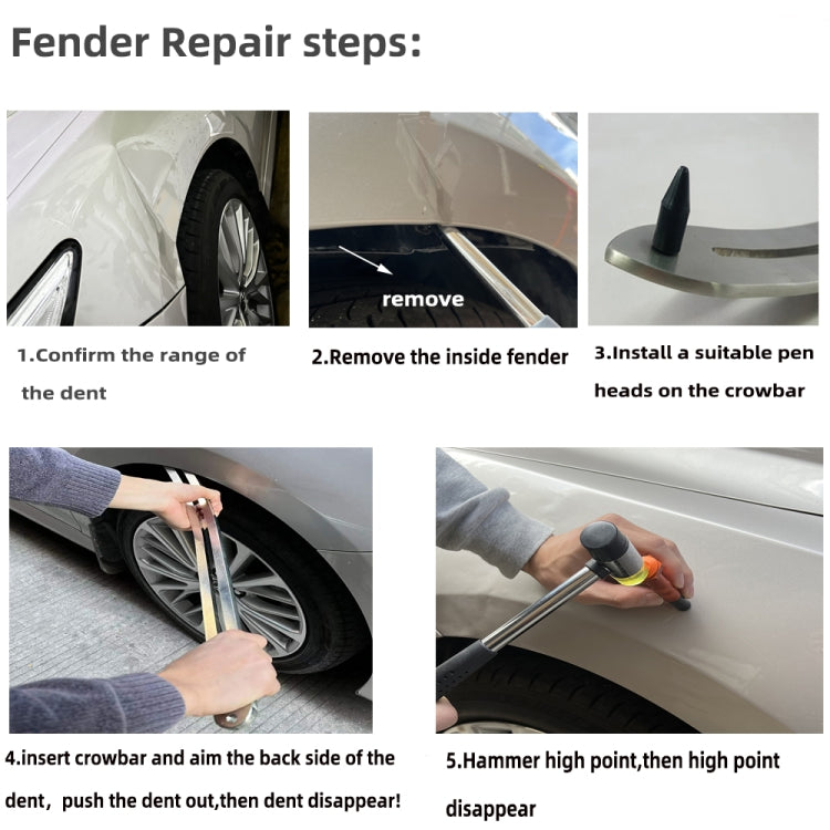 N4 107 in 1 Car Paintless Dent Removal Fender Damage Repair Puller Lifter, 107 in 1 EU Plug, 107 in 1 US Plug, 107 in 1 UK Plug, 107 in 1 Cigarette Lighter Plug