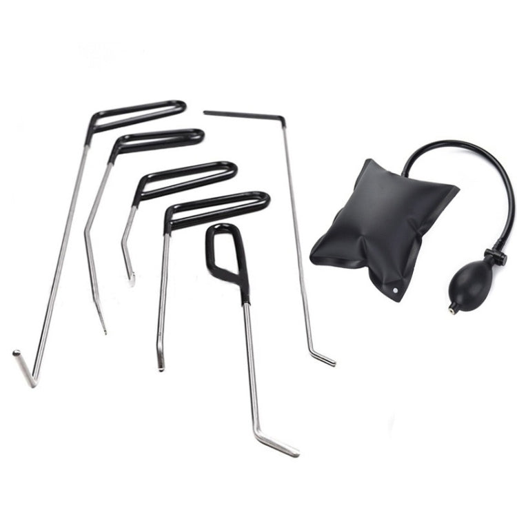 Q1 7 in 1 Car Paintless Dent Repair Hail Remover Hooks Rods Kit, Q1 7 in 1 (Air Pump)