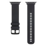 Plain Weave Silicone Watch Band For Apple Watch Series, 7 41mm / 6&SE&5&4 40mm / 3&2&1 38mm, 7 45mm / 6&SE&5&4 44mm / 3&2&1 42mm