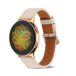 Genuine Leather Watch Band, For Samsung Galaxy Watch4 20mm