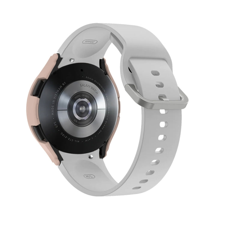 PC Frame Half-pack Watch Case with Scale, For Samsung Galaxy Watch4 40mm, For Samsung Galaxy Watch4 44mm