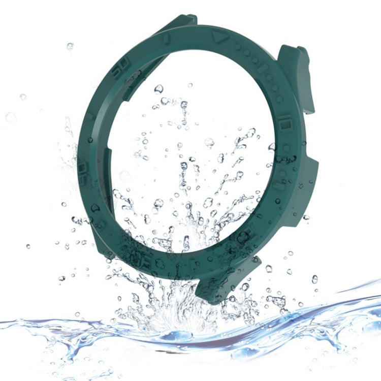 PC Frame Half-pack Watch Case with Scale, For Samsung Galaxy Watch4 40mm, For Samsung Galaxy Watch4 44mm