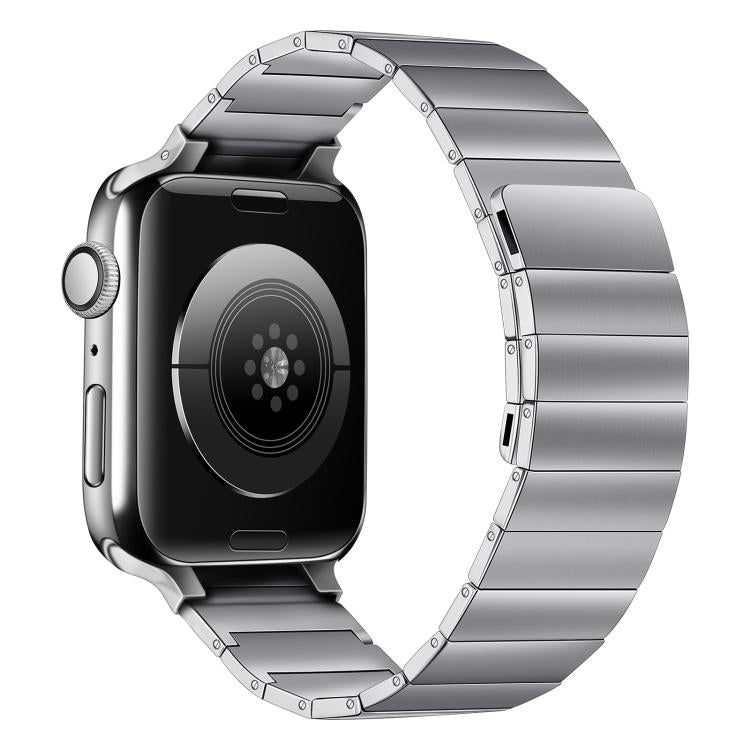 Magnetic Steel Watch Band For Apple Watch Series, 7 41mm / 6&SE&5&4 40mm / 3&2&1 38mm, 7 45mm / 6&SE&5&4 44mm / 3&2&1 42mm