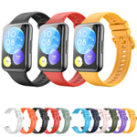 Solid Color Silicone Watch Band, For Huawei Watch Fit 2