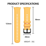 Solid Color Silicone Watch Band, For Huawei Watch Fit 2
