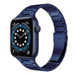 سوار ساعة من الفولاذ المقاوم للصدأ بحزام نحيف لسلسلة Apple Watch، 7 مقاس 41مم / 6&SE&5&4 مقاس 40مم / 3&2&1 مقاس 38مم، 7 مقاس 45مم / 6&SE&5&4 مقاس 44مم / 3&2&1 مقاس 42مم