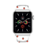 حزام ساعة شفاف بمشبك مربع لسلسلة Apple Watch، 7 مقاس 41 مم / 6 و SE و 5 و 4 مقاس 40 مم / 3 و 2 و 1 مقاس 38 مم، 7 مقاس 45 مم / 6 و SE و 5 و 4 مقاس 44 مم / 3 و 2 و 1 مقاس 42 مم