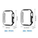 Detachable Two-color Watch Case For Apple Watch Series, 7 41mm / 6&SE&5&4 40mm, 7 45mm / 6&SE&5&4 44mm