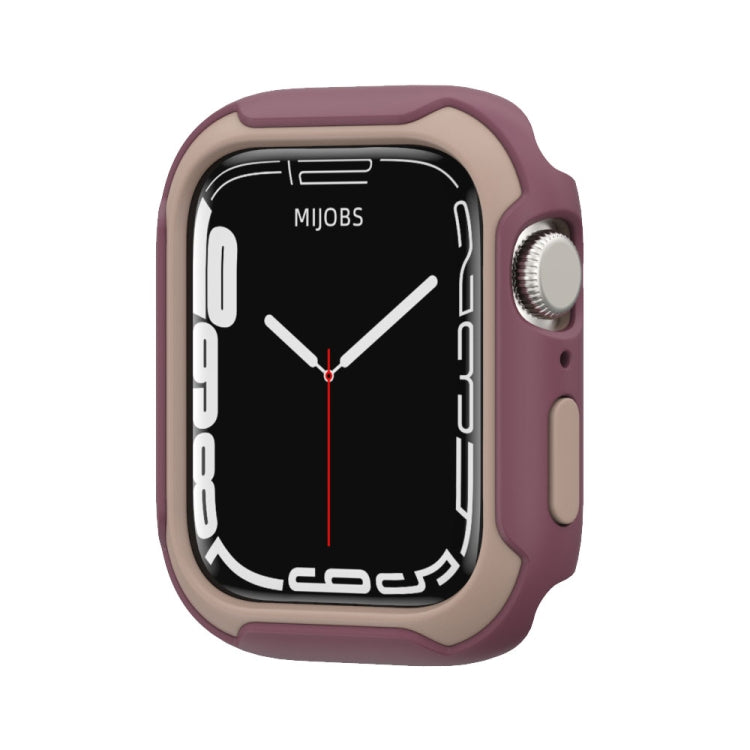 Detachable Two-color Watch Case For Apple Watch Series, 7 41mm / 6&SE&5&4 40mm, 7 45mm / 6&SE&5&4 44mm