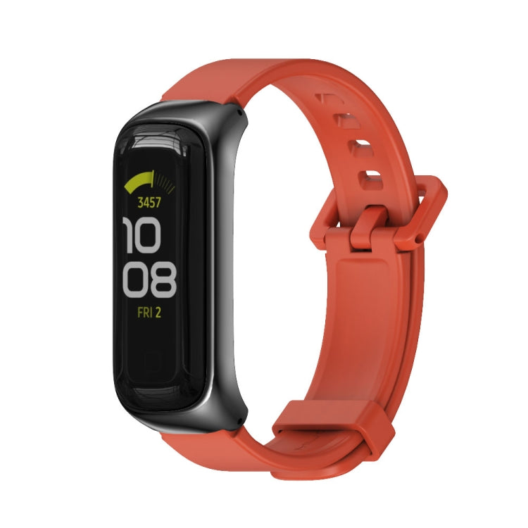 MIJOBS Metallgehäuse mit Silikonarmband für Samsung Galaxy Fit 2