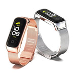 MIJOBS Milan Buckle Stainless Steel Watch Band, For Samsung Galaxy Fit 2