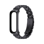 MIJOBS Three-bead Metal Stainless Steel Watch Band, For Samsung Galaxy Fit 2