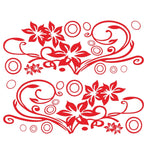 2 PCS/Set D-75 Flower Vine Pattern Car Modified Decorative Sticker, D-75