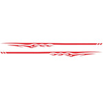 2 PCS/Set D-280 Flame Streak Pattern Car Modified Decorative Sticker, D-280