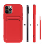 TPU + Flannel Lining Card Slots Phone Case, For iPhone 14 Pro Max, For iPhone 14 Pro, For iPhone 14 Plus, For iPhone 14