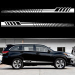2 PCS/Set D-707 Striped Totem Pattern Car Modified Decorative Sticker, D-707