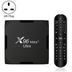 جهاز تلفاز ذكي H96 Max+ Ultra بمعالج Amlogic S905X4، 4 جيجابايت + 32 جيجابايت، بدقة 8K، أندرويد 11.0، قابس المملكة المتحدة، قابس الولايات المتحدة، قابس الاتحاد الأوروبي، قابس أستراليا