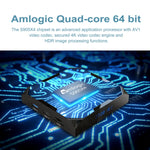 جهاز تلفاز ذكي H96 Max+ Ultra بمعالج Amlogic S905X4، 4 جيجابايت + 32 جيجابايت، بدقة 8K، أندرويد 11.0، قابس المملكة المتحدة، قابس الولايات المتحدة، قابس الاتحاد الأوروبي، قابس أستراليا