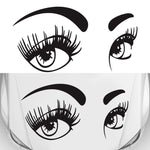 D-821 Beauty Eyes Pattern Car Modified Decorative Sticker, D-821