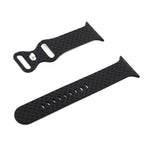 Weave Texture Watch Band For Apple Watch Series, 7 45mm / 6&SE&5&4 44mm / 3&2&1 42mm, 7 41mm / 6&SE&5&4 40mm / 3&2&1 38mm