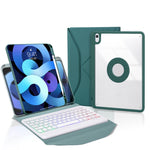 Z11BS Pen Slot Backlight Bluetooth Keyboard Leather Tablet Case, For iPad Pro 11 2021/2020/2018, For iPad Air 11 2025 / 2024 / Air 5 / Air 4, For iPad 10.2 2021/2020/2019