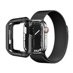 TPU Frame Watch Case, For Apple Watch Series 9 / 8 / 7 41mm, For Apple Watch Series 9 / 8 / 7 45mm, For Apple Watch Series 6 & SE & 5 & 4 44mm, For Apple Watch Series 6 & SE & 5 & 4 40mm, For Apple Watch Series 3 & 2 & 1 42mm                           ...