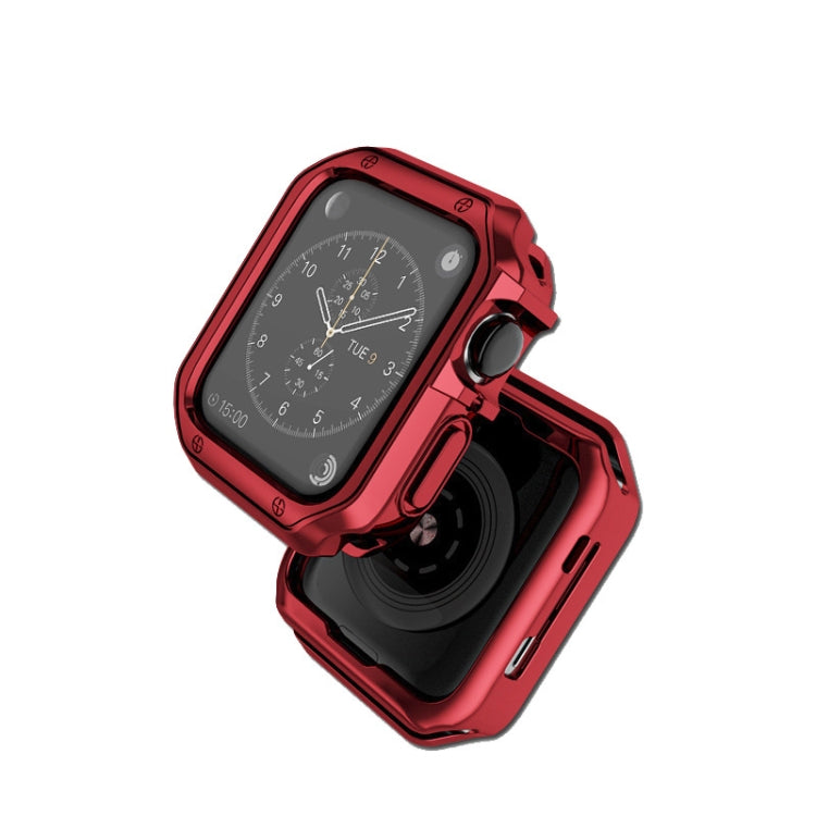 TPU Frame Watch Case, For Apple Watch Series 9 / 8 / 7 41mm, For Apple Watch Series 9 / 8 / 7 45mm, For Apple Watch Series 6 & SE & 5 & 4 44mm, For Apple Watch Series 6 & SE & 5 & 4 40mm, For Apple Watch Series 3 & 2 & 1 42mm                           ...