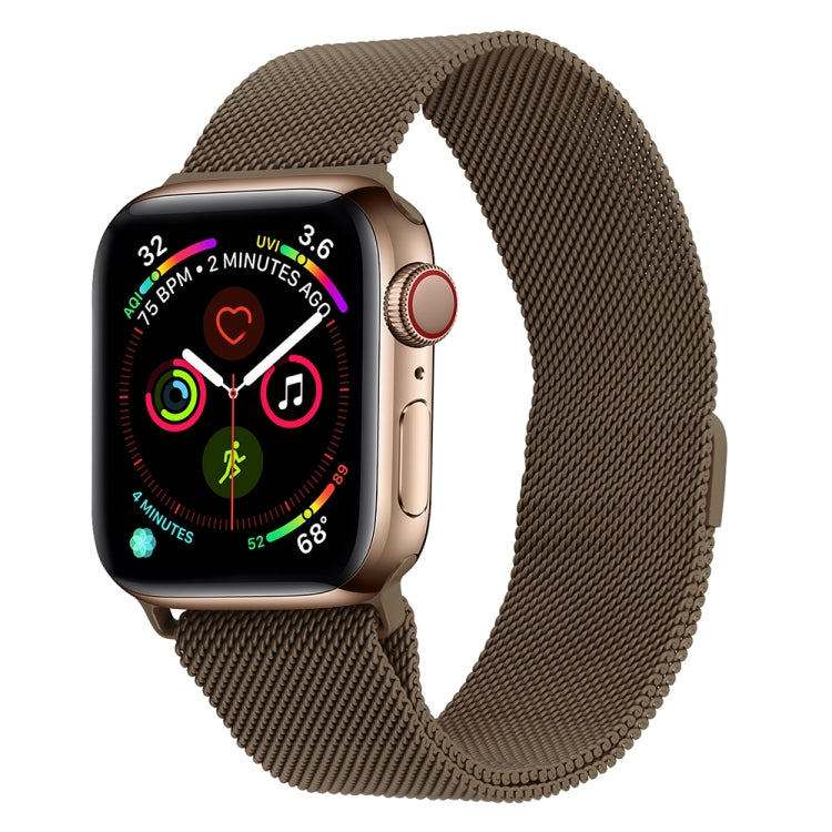 Milanese Stainless Steel Watch Band For Apple Watch Series, 7 45mm / 6&SE&5&4 44mm / 3&2&1 42mm, 7 41mm / 6&SE&5&4 40mm / 3&2&1 38mm
