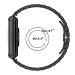 For Huawei Watch Fit 2 One-bead Metal Stainless Steel Watch Band
