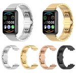 For Huawei Watch Fit 2 One-bead Metal Stainless Steel Watch Band
