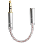 ZS0156 Balanced Inter-conversion Audio Cable, 4.4 Balance Male to 3.5 Stereo Female, 4.4 Balanced Male to 3.5 Balanced Female, 4.4 Balanced Male to 2.5 Balanced Female, 2.5 Balance Male to 3.5 Stereo Female, 3.5 Stereo Male to 4.4 Balance Female       ...