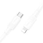 hoco X84 20W USB-C / Type-C to 8 Pin Solid PD Charging Data Cable，Length：1m